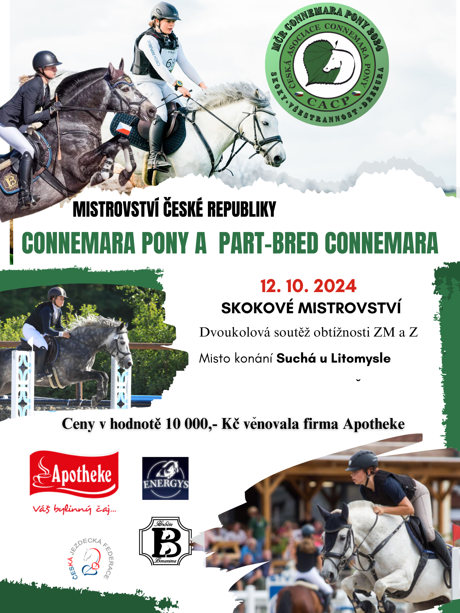 mistrovství české republiky skoky connemara pony